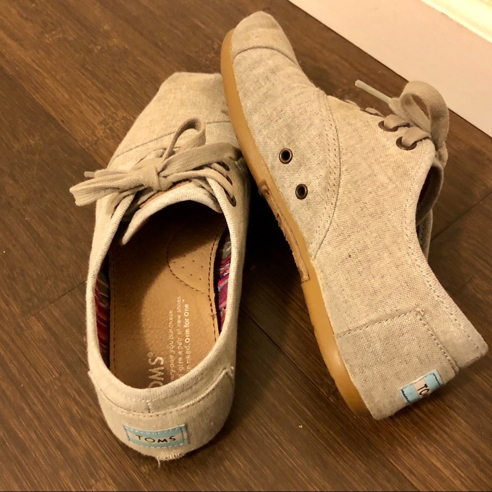 TOMS Gray Camden Women’s Cordones Sneakers - Picture 8 of 8